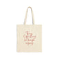 THINGS I DID NOT NEED BUT I BROUGHT Cotton Canvas Tote Bag