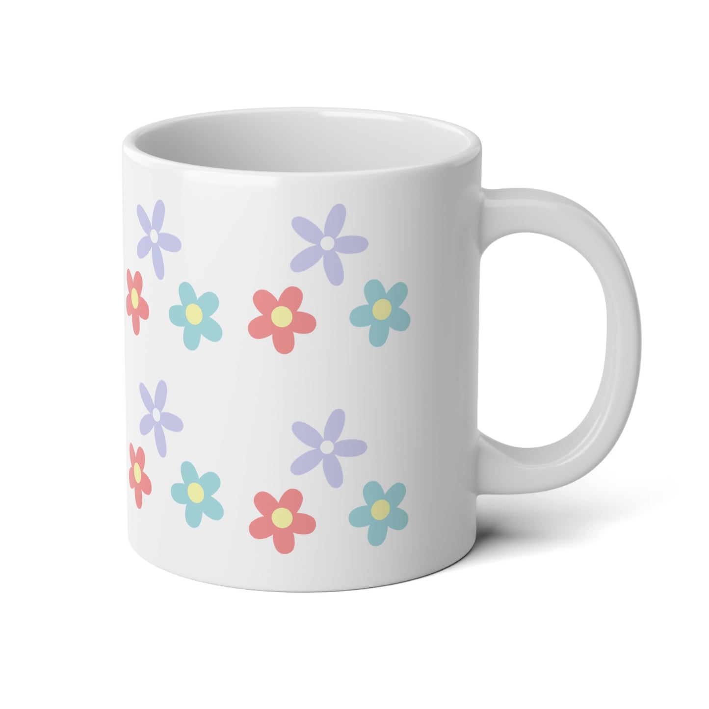 FLOWER MUG Jumbo Mug, 20oz