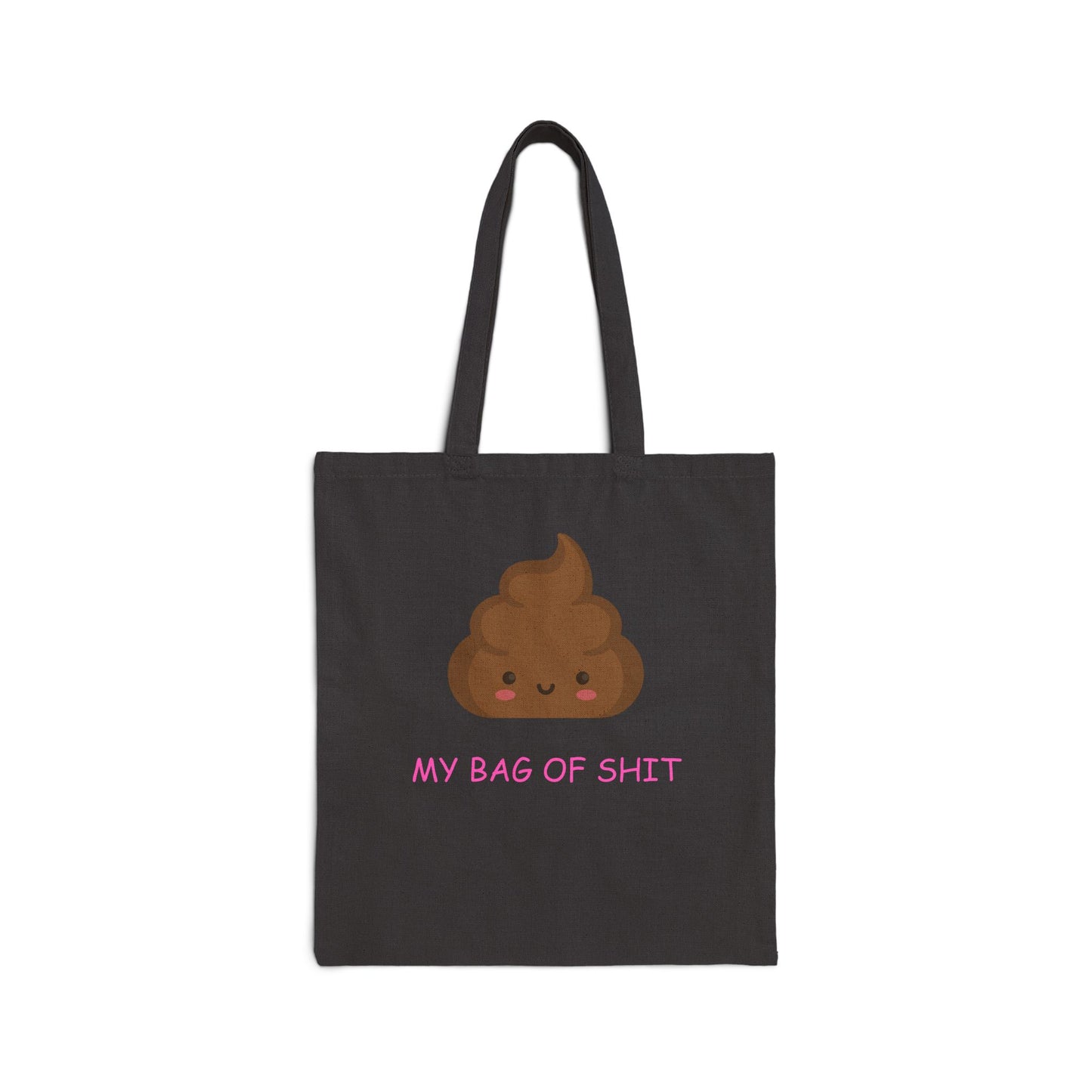 BAG OF SHIT Cotton Canvas Tote Bag