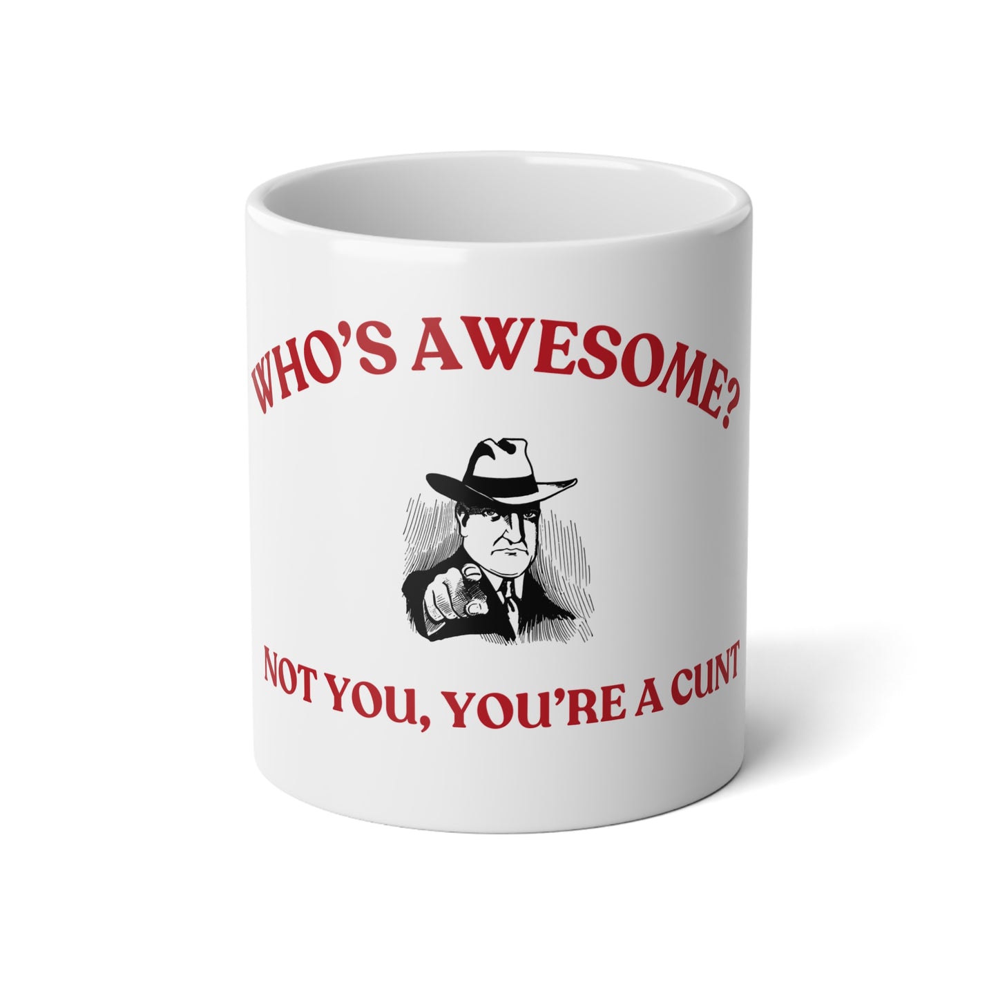 WHO'S AWESOME Jumbo Mug, 20oz