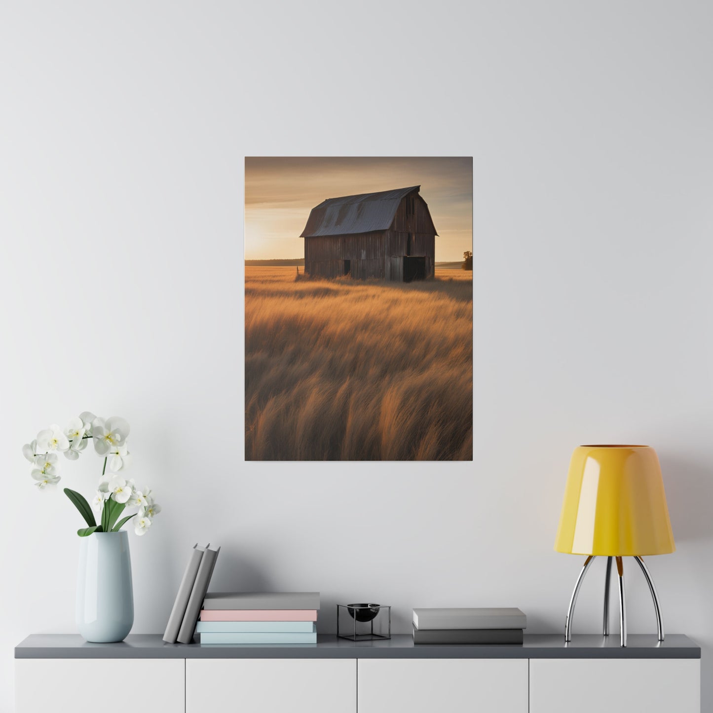 Old Red Barn 18x24 Matte Canvas, Stretched, 0.75"