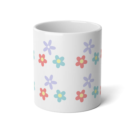 FLOWER MUG Jumbo Mug, 20oz